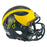 JJ McCarthy Signed Michigan Wolverines Speed Mini Football Helmet (Beckett)