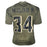 Ray-Ray McCloud Signed Salute to Service Football Jersey (Beckett)
