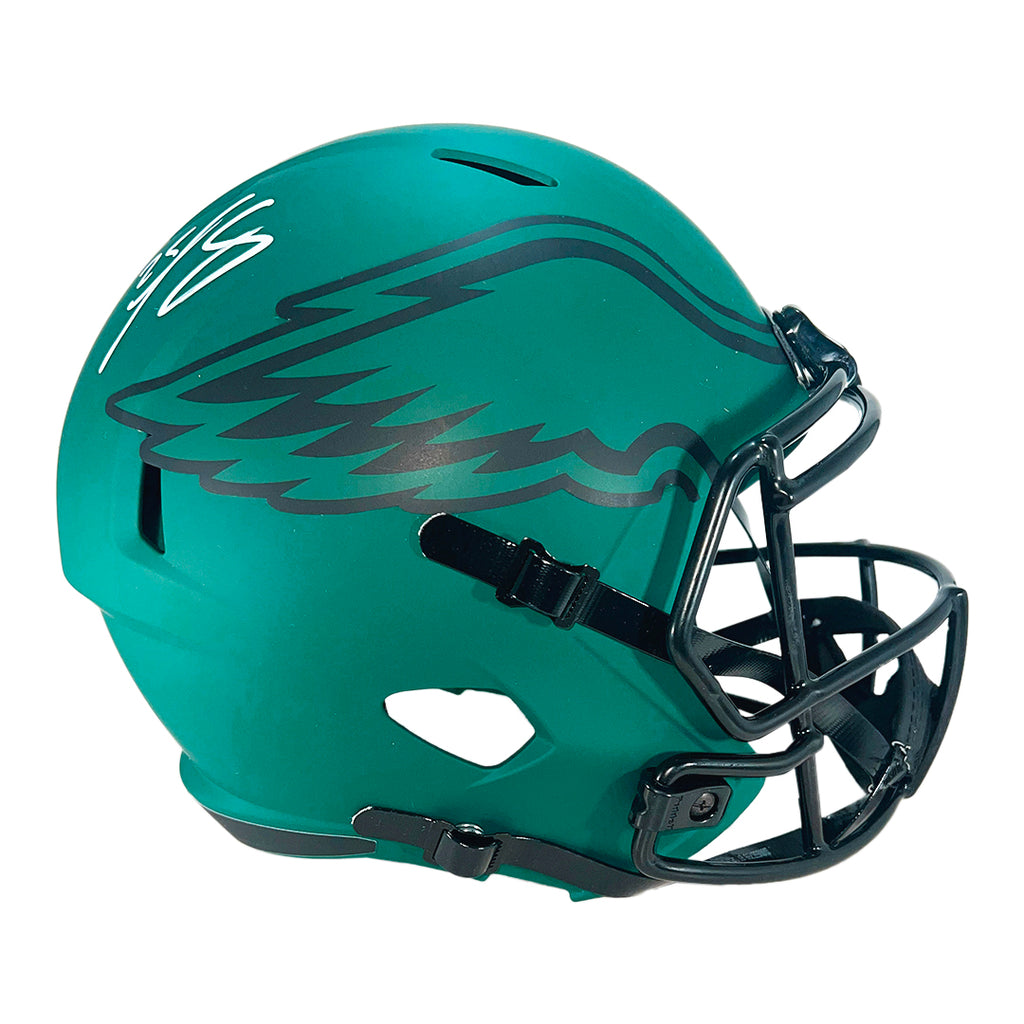 escanaba football helmet LeSean McCoy Signed Philadelphia Eagles Rave Full-Size Replica Football  Helmet (Beckett)