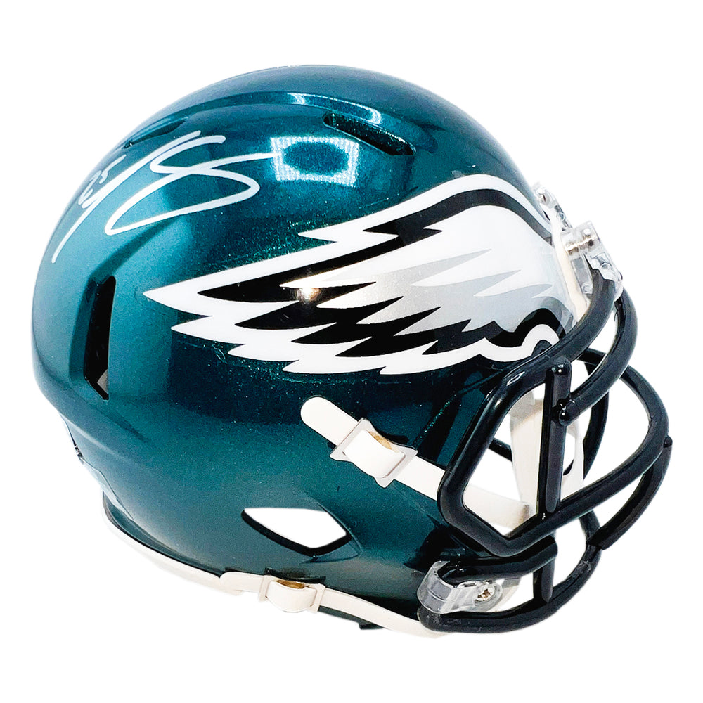 LeSean McCoy Signed Philadelphia Eagles Speed Mini Football Helmet (Beckett)