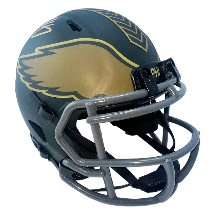 LeSean McCoy Signed Philadelphia Eagles Salute 2025 Mini Football Helmet (Beckett)
