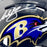 Willis McGahee Signed Baltimore Ravens Speed Mini Football Helmet (JSA)