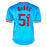 Willie McGee Signed St. Louis Blue Baseball Jersey (JSA)