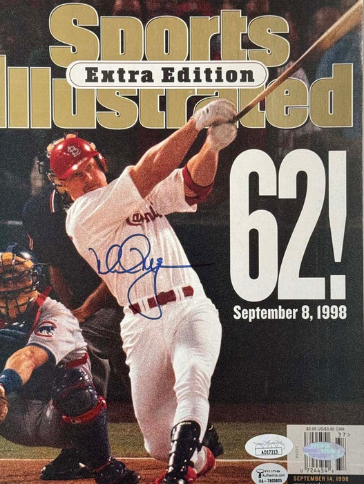 Mark McGwire Signed Sports Illustrated 9/8/1998 Issue (JSA)