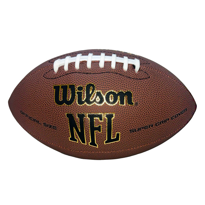 Jim McMahon Signed Chicago Bears Wilson Official NFL Replica Football (Beckett)
