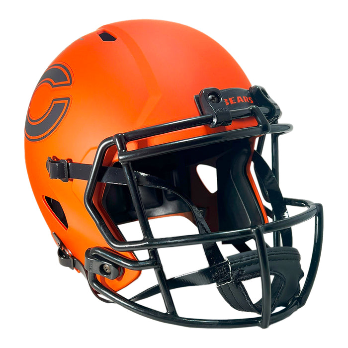 Jim McMahon Signed Chicago Bears Rave Full-Size Replica Football Helmet (Beckett)