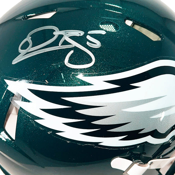 Donovan McNabb Signed Philadelphia Eagles Authentic Speed Full-Size Football Helmet (Beckett)