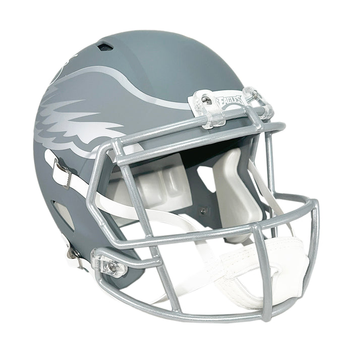 Donovan McNabb Signed Philadelphia Eagles Slate Alternate Speed Full-Size Replica Football Helmet (Beckett)