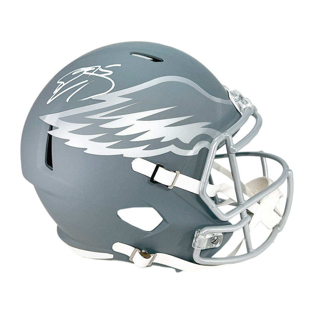 Donovan McNabb Signed Philadelphia Eagles Slate Alternate Speed Full-Size Replica Football Helmet (Beckett)