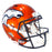 Karl Mecklenburg Signed Denver Broncos Flash Full-Size Replica Football Helmet (JSA)