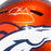 Karl Mecklenburg Signed Denver Broncos Flash Full-Size Replica Football Helmet (JSA)