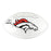 Karl Mecklenburg Signed Denver Broncos Official NFL Team Logo Football (JSA)