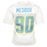 Akheem Mesidor Signed Los Angeles White Football Jersey (JSA)