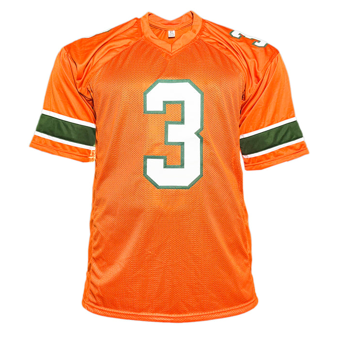 Akheem Mesidor Signed Miami College Orange Football Jersey (JSA)