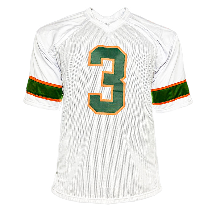 Akheem Mesidor Signed Miami College White Football Jersey (JSA)