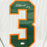 Akheem Mesidor Signed Miami College White Football Jersey (JSA)