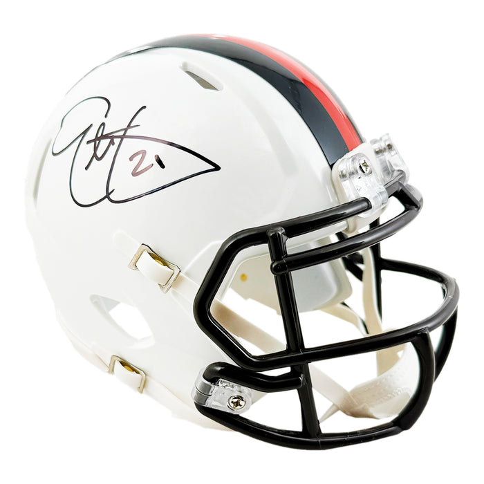 Eric Metcalf Signed Cleveland Browns Alt 2023 Speed Mini Football Helmet (JSA)
