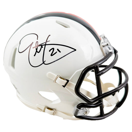 Eric Metcalf Signed Cleveland Browns Alt 2023 Speed Mini Football Helmet (JSA)