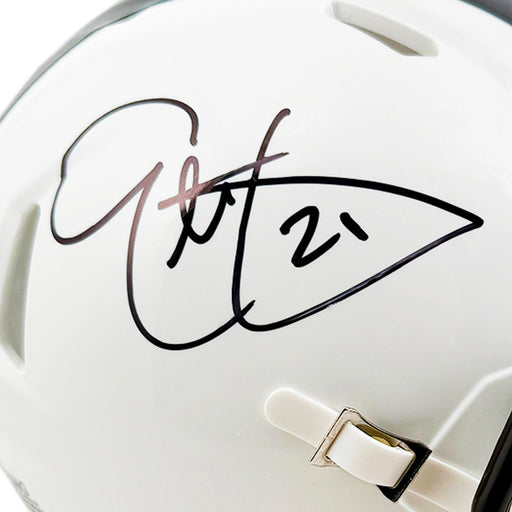 Eric Metcalf Signed Cleveland Browns Alt 2023 Speed Mini Football Helmet (JSA)