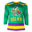The Mighty Ducks Signed Six Signature Green Hockey Jersey (Beckett)