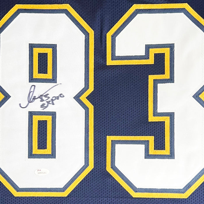 Anthony Miller Signed 5x Pro Inscription Los Angeles navy Football Jersey (JSA)