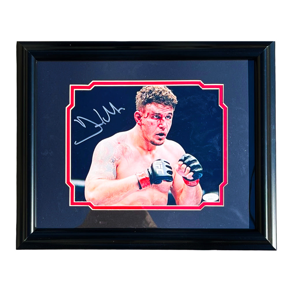 Frank Mir Signed Pose 1 Framed 8x10 MMA Photo (JSA)