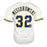 Jacob Misiorowski Signed Milwaukee Cream Baseball Jersey (JSA)