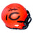 Kyle Monangai Signed Chicago Bears Rave Mini Football Helmet (JSA)