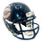 Kyle Monangai Signed Chicago Bears Speed Mini Navy Football Helmet (JSA)