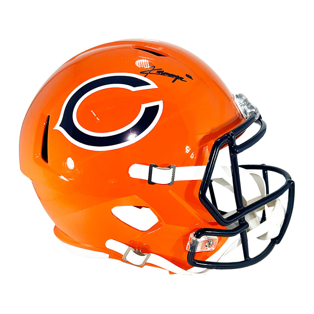 bearded expense football helmet Kentucky Wildcats Replica Speed this collectible Speed Mini football helmet is made specifically for fans of the Green Bay Packers Kyle Monangai Signed Chicago Bears