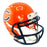 Kyle Monangai Signed Chicago Bears Speed Mini Orange Football Helmet (JSA)