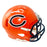 Kyle Monangai Signed Chicago Bears Speed Mini Orange Football Helmet (JSA)