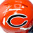 Kyle Monangai Signed Chicago Bears Speed Mini Orange Football Helmet (JSA)