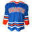 Andy Moog Signed Edmonton Blue Hockey Jersey (JSA)