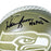 Warren Moon Signed HOF 06 Inscription Seattle Seahawks Salute to Service Speed Mini Football Helmet (JSA)