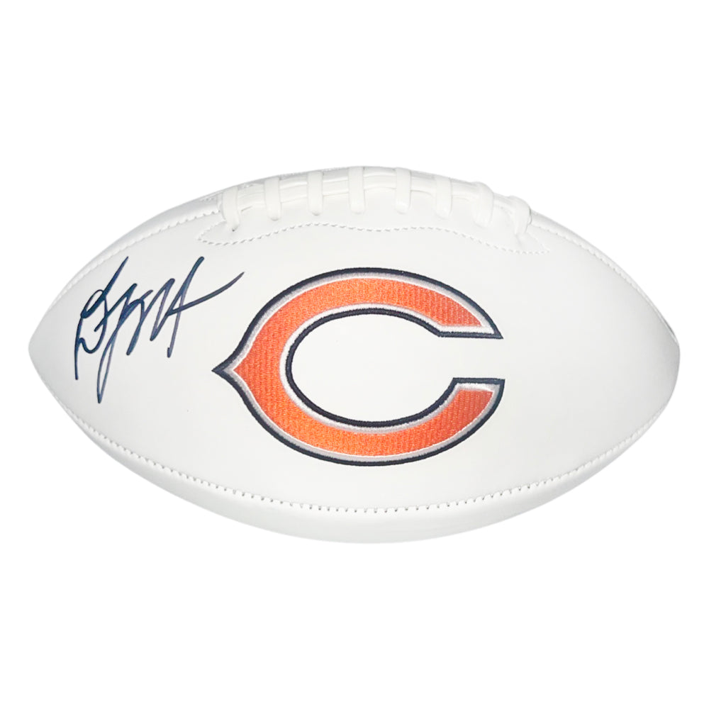 DJ Moore Signed Chicago Bears Official NFL Team Logo Football (Beckett)