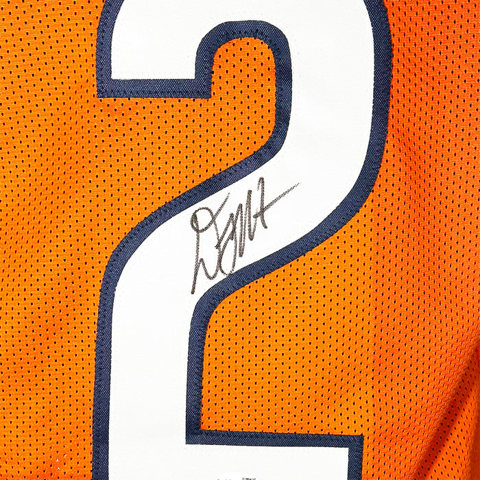 DJ Moore Signed Chicago Orange Game Style Football Jersey (JSA)
