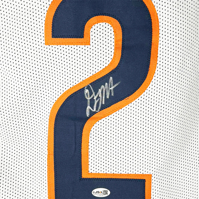 DJ Moore Signed Chicago White Game Style Football Jersey (JSA)