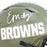 Elijah Moore Signed Cleveland Browns Salute to Service Mini Football Helmet (JSA)