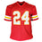 Skyy Moore Unsigned Kansas City Red Large Football Jersey
