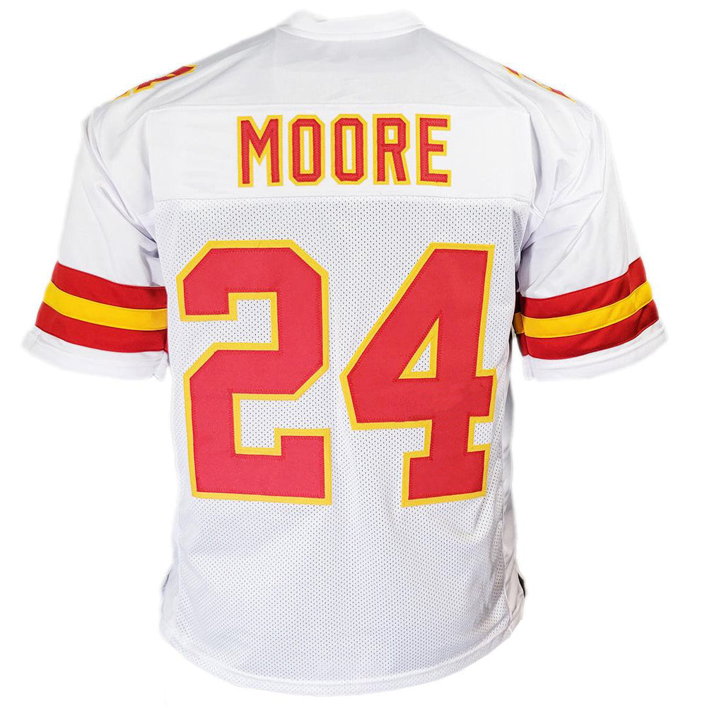 Skyy Moore Unsigned Kansas City White Football Jersey