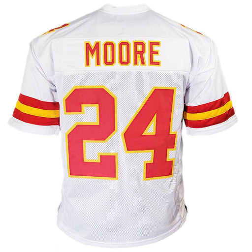 Skyy Moore Unsigned Kansas City White Football Jersey
