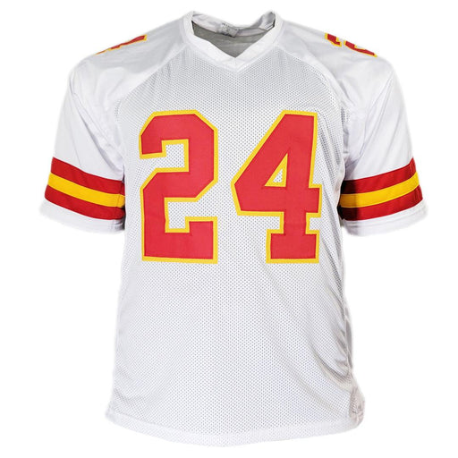 Skyy Moore Unsigned Kansas City White Football Jersey