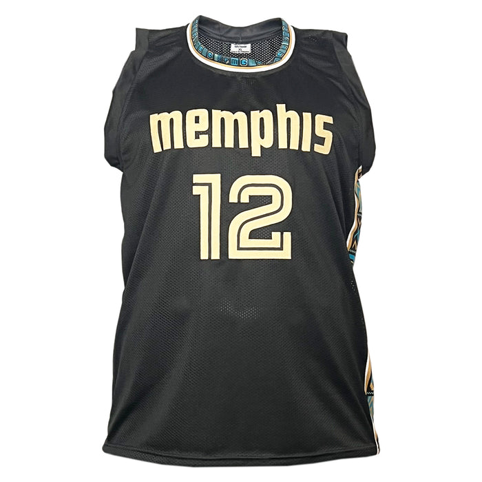 Ja Morant Signed Memphis Black Basketball Jersey (Beckett)