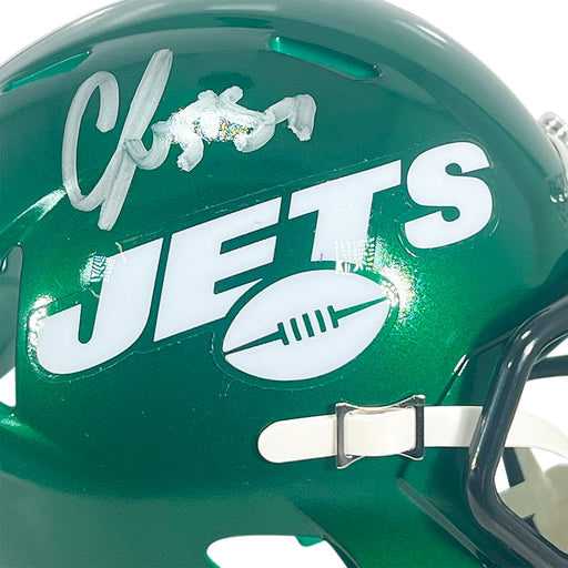 C.J. Mosely Signed New York Jets Speed Mini Football Helmet (JSA)