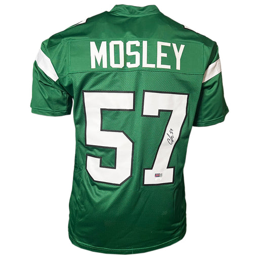 C.J. Mosley Signed New York Green Football Jersey (JSA)