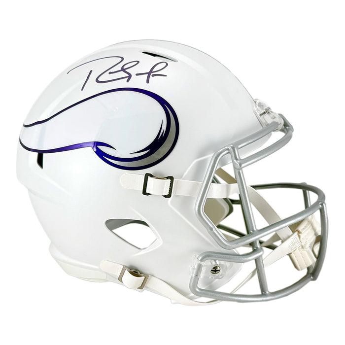 Randy Moss Signed Minnesota Vikings Speed 2024 Full-Size Replica Football Helmet (Beckett)