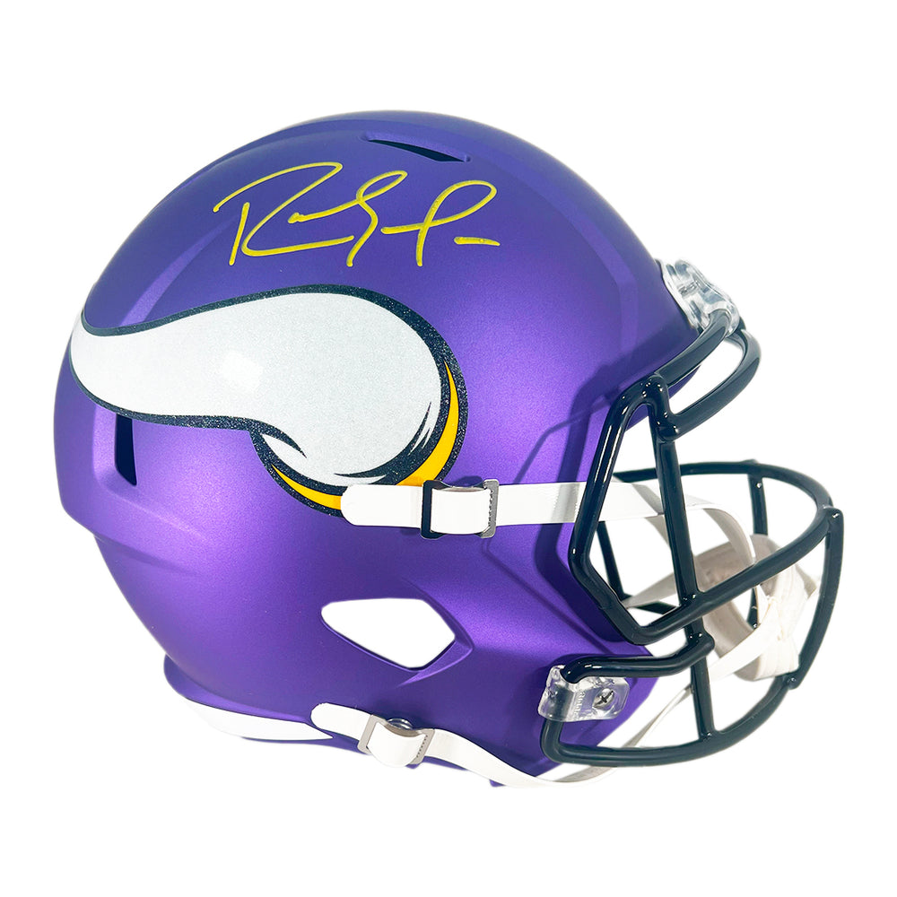Randy Moss Signed Minnesota Vikings Speed Full-Size Replica Football H — RSA