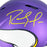 Randy Moss Signed Minnesota Vikings Speed Full-Size Replica Football Helmet (Beckett)