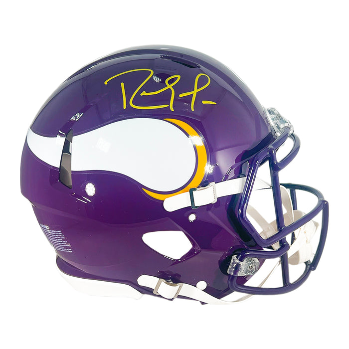 Randy Moss Signed Minnesota Vikings Throwback 83-01 Authentic Speed Full-Size Football Helmet (Beckett)